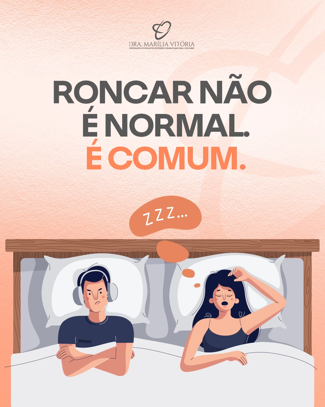 Você acha que roncar é normal? 